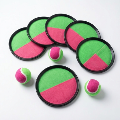 Kit Raquete Velcro Bola
