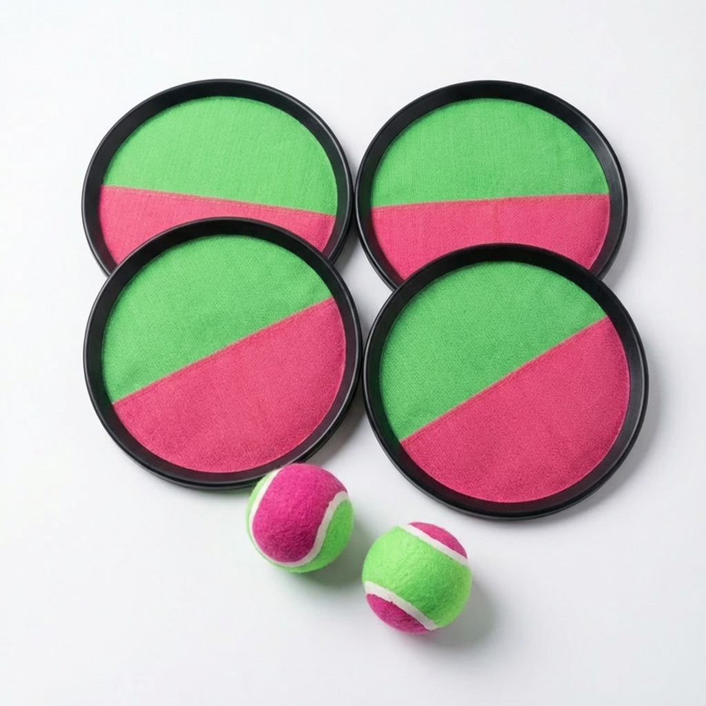 Kit Raquete Velcro Bola