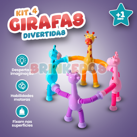 Girafas com Ventosa